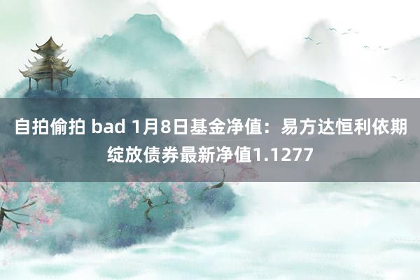 自拍偷拍 bad 1月8日基金净值：易方达恒利依期绽放债券最新净值1.1277
