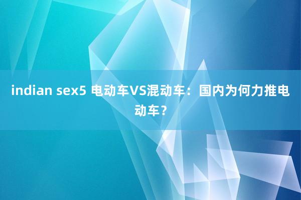 indian sex5 电动车VS混动车：国内为何力推电动车？