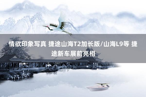 情欲印象写真 捷途山海T2加长版/山海L9等 捷途新车展前亮相